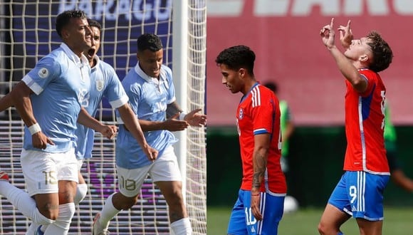 Uruguay vs. Chile se enfrentan por el Preolímpico Sub-23. (Foto: Composición)