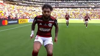 Un experto en finales: gol de ‘Gabigol’ para el 1-0 de Flamengo vs. Paranaense [VIDEO]