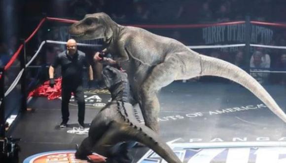 YouTube VIRAL: Pelea de dinosaurios, el nuevo deporte que causa sensación  en Estados Unidos | Jurassic Fight Night | VIDEO | NCZD | FULL-DEPORTES |  DEPOR