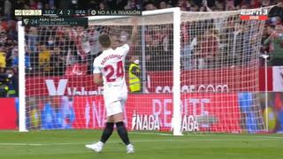 Para sellar la victoria: gol del ‘Papu’ Gómez para el 4-2 del Sevilla vs. Granada por LaLiga