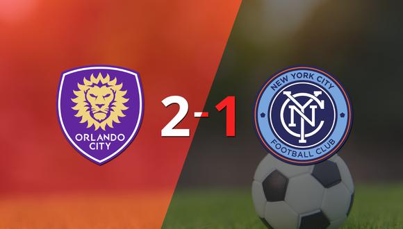 Con la mínima diferencia, Orlando City SC venció a New York City FC por 2 a 1