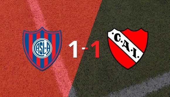 San Lorenzo e Independiente empataron 1 a 1