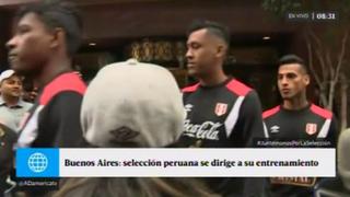 Selección Peruana realizó último entrenamiento antes de enfrentar a Argentina