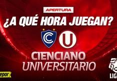 Por Liga: ¿a qué hora juegan Universitario vs Cienciano?