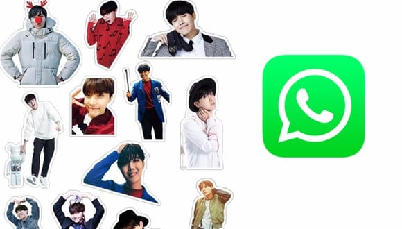 ¿Quieres tener a BTS en WhatsApp? Ya puedes descargar su pack oficial de stickers. (Foto: BTS)
