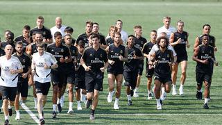 Van quedando a punto: estrella del Real Madrid dio la sorpresa y se reincorporó a los entrenamientos