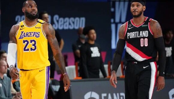 Carmelo Anthony jugará en Los Angeles Lakers y se encontrará con su amigo LeBron James. (Getty Images)