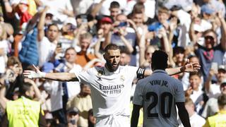 Con ‘hat-trick’ de Benzema: Real Madrid venció 6-0 a Valladolid en el Bernabéu