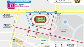 A tener en cuenta: las vías cerradas, medidas para asistentes y recomendaciones para laCeremonia de clausura Lima 2019