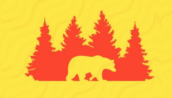 En esta imagen hay dos opciones: el oso y el bosque. ¿Qué ves primero? (Foto: MDZ Online)