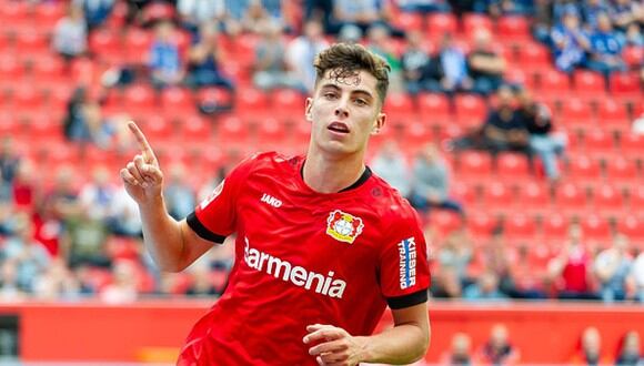 Kai Havertz tiene 21 años y es uno de los indiscutibles del Bayer Leverkusen. (Getty)