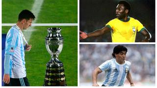 Copa América: Lionel Messi y otras leyendas que no ganaron el torneo (FOTOS)