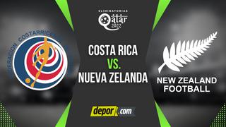 Costa Rica vs. Nueva Zelanda por repechaje: canales TV y horarios del duelo rumbo a Qatar 2022