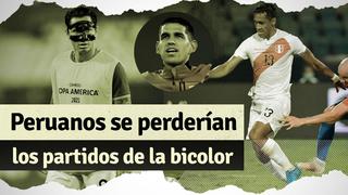 Selección peruana:  Lapadula, Tapia y Abram se perderían la fecha triple por Eliminatorias