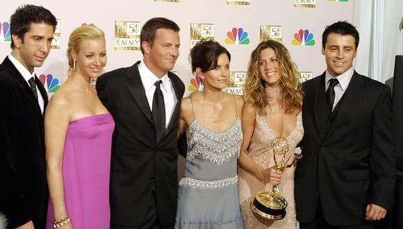 Jennifer Aniston y David Schwimmer, actores de Friends, tuvieron una atracción mutua. (Foto: AFP)