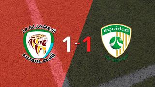 Jaguares y La Equidad empataron 1 a 1