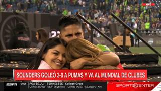 El festejo del campeón: así celebró Ruidíaz con su familia en la cancha del Sounders [VIDEO]