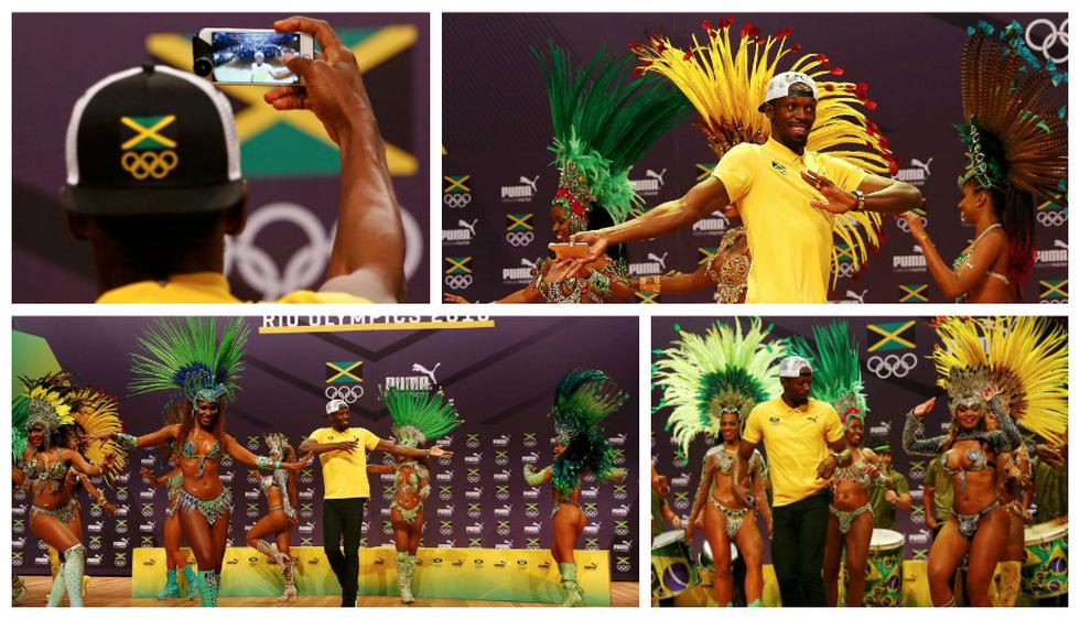 Usain Bolt brilla con unos pasos de samba en los Juegos de Río 2016. (Foto: Getty Images)