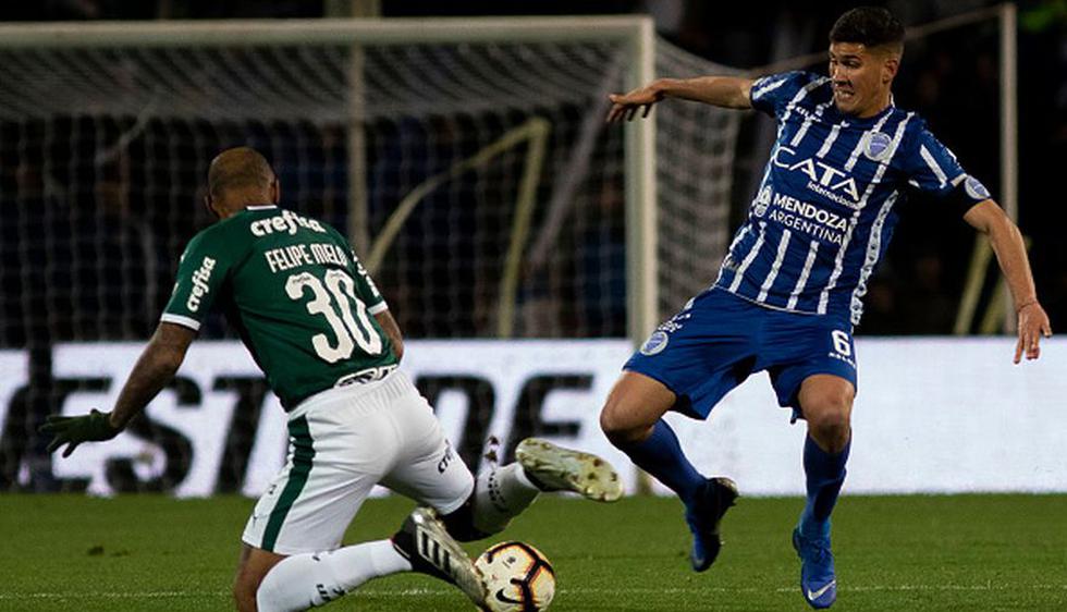 Godoy Cruz vs Palmeiras por la ida de los octavos de final de Copa Libertadores 2019 (Getty)