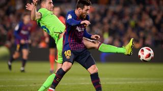 Barcelona avanzó a los cuartos de final de la Copa del Rey con gol de Messi y doblete de Dembélé
