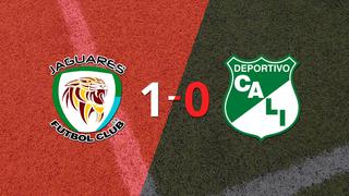 Jaguares gana por la mínima a Deportivo Cali en el estadio Jaraguay de Montería