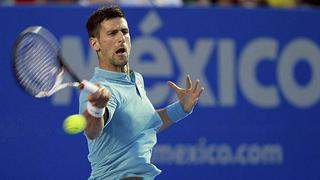Del Potro perdió ante Djokovic en octavos de final del ATP 500 de Acapulco