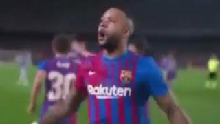 Abre la cuenta en el Camp Nou: Depay puso el 1-0 vía penal del Barcelona vs Espanyol [VIDEO]