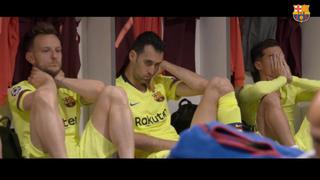 Con el vestuario tras la derrota en Anfield: revelan trailer del documental del FC Barcelona