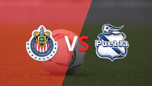 Chivas y Puebla  empatan 0-0 y se van al entretiempo