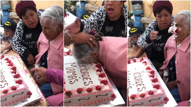 Video Viral de hoy: abuelita sufre la tradicional 'mordida' en su pastel de  cumpleaños, ella sonríe pero causa indignación en las redes | Facebook  Viral | Redes Sociales | Tendencias | Trend