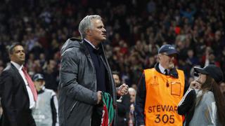 El efusivo festejo de Mourinho por el pase del United a la final de la Europa League