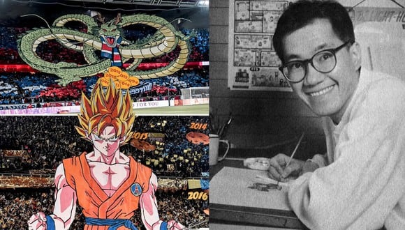 Deportista y reconocidos clubes rindieron homenaje al creador de Dragon Ball, Akira Toriyama. (Foto: X/ligue1).