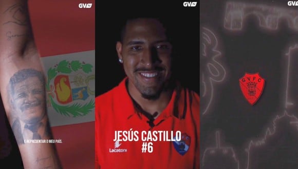 Jesús Castillo fue presentado en Gil Vicente. (Foto: Captura de Twitter)