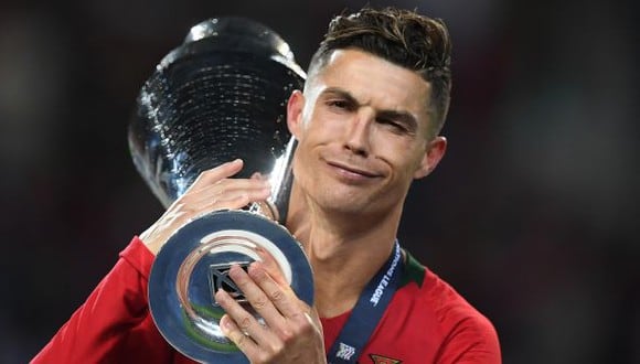 Cristiano Ronaldo ganó la Liga de Naciones 2018-19 con Portugal. (Foto: AFP)