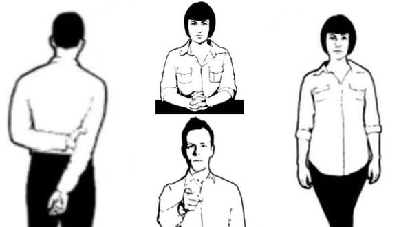 ¿Qué gesto corporal sueles hacer más? Responde el test viral y desnuda tu personalidad. (Foto: composición Depor)