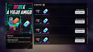 Cómo invitar a viejos amigos de Free Fire para conseguir las recompensas del evento