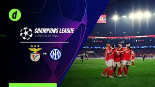 Benfica vs. Inter: apuestas, horarios y canales de TV para ver la Champions League