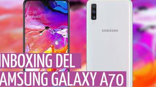 Samsung Galaxy A70: mira todo lo que viene en este smartphone (UNBOXING)