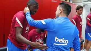 Xavi lo deja claro a Dembélé: “Si tiene contrato con el Barça tiene que jugar”