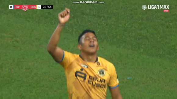Gol de Josué Estrada para el 2-0 de Cusco FC sobre Sporting Cristal. (Video: Liga 1 MAX)