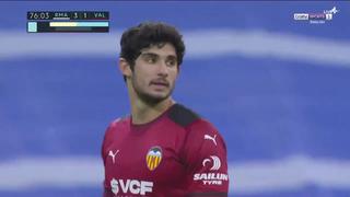 Con suspenso: Guedes puso el 3-1 del Real Madrid vs. Valencia por LaLiga [VIDEO]