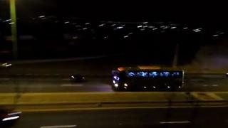 ¿Copa Libertadores o Fórmula 1? La velocidad del bus de Atlético Tucumán que pudo causar un accidente
