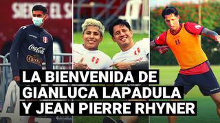 Gianluca Lapadula y Jean Pierre Rhyner fueron bienvenidos en la selección peruana