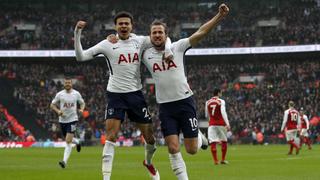 Con golazo de Harry Kane: Tottenham venció 1-0 al Arsenal en Wembley por la Premier League