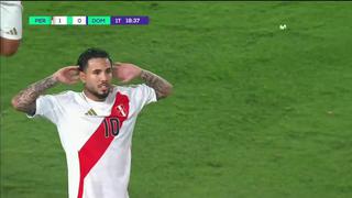 La pelotita parada: el gol de tiro libre de Peña para el 1-0 de Perú sobre República Dominicana