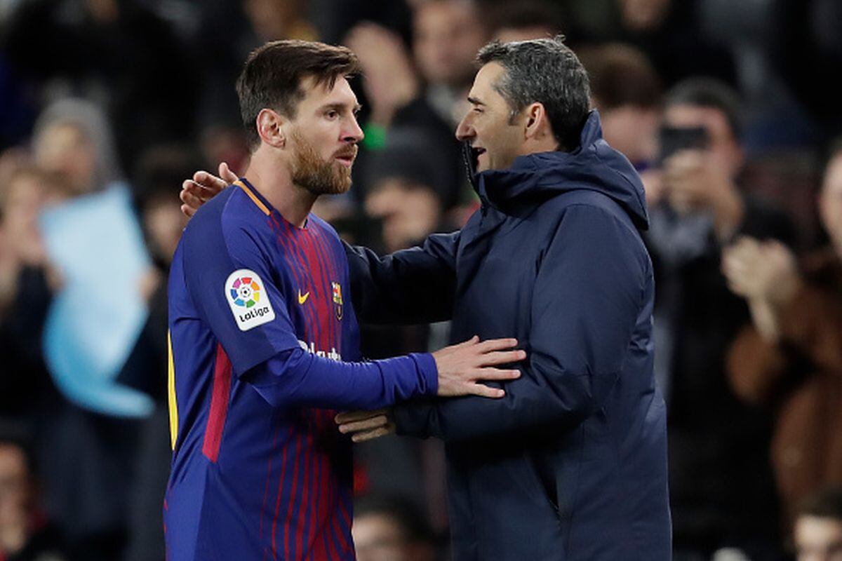 Lionel Messi y Valverde no ganaron la Champions League juntos en Barcelona. (Foto: Getty Images)