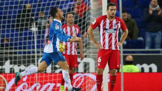 Adiós al invicto: Atlético de Madrid perdió 1-0 ante Espanyol y peligra su segundo puesto en Liga
