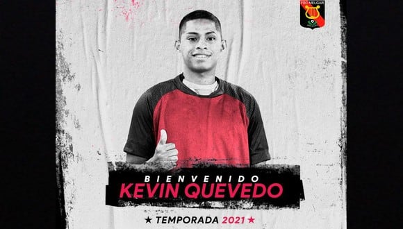 Kevin Quevedo jugará en Melgar durante las próximas dos temporadas. (Foto: Melgar)