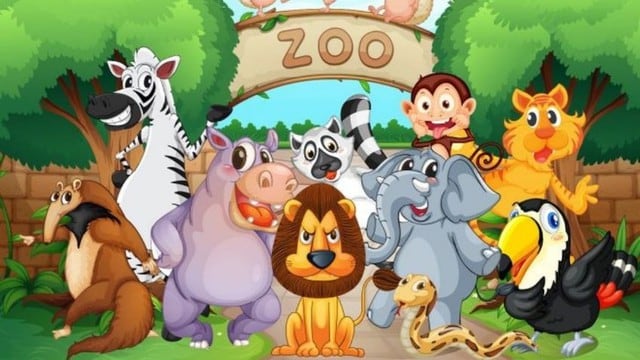 Halla las cuatro diferencias entre las dos imágenes de los animales en el zoológico. (Mdzol)