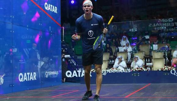 Diego Elías busca seguir en ascenso en la élite del squash: “Mi meta es tratar de meterme en el top 3″. (PSA)